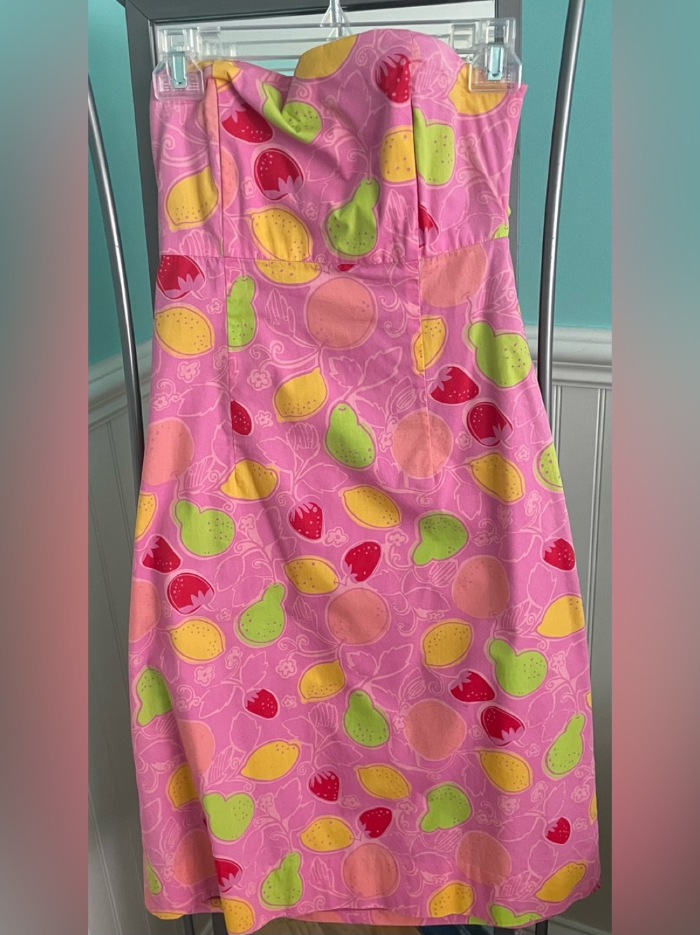 Lilly Pulitzer tie-back cut out dress in Marzipan Fruit Salad